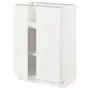 IKEA METOD МЕТОД, напольный шкаф с полками / 2дверцами, белый / белый, 60x37 см 894.631.34 фото