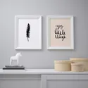 IKEA BILD БІЛЬД, постер, Маленькі радощі, 30x40 см 704.420.28 фото thumb №2