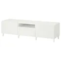 IKEA BESTÅ БЕСТО, тумба под ТВ, белый / Суттервикен / Каббарп белый, 180x42x48 см 293.989.62 фото thumb №1