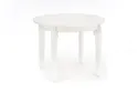 Обеденный стол раскладной HALMAR SORBUS 100-200x100 см, белый фото thumb №1
