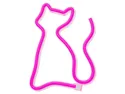 BRW Дитячий неоновий настінний світильник світлодіодний кіт рожевий 093783 фото thumb №1