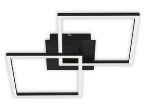 BRW Frame LED 2-позиционный металлический потолочный светильник черный 084471 фото