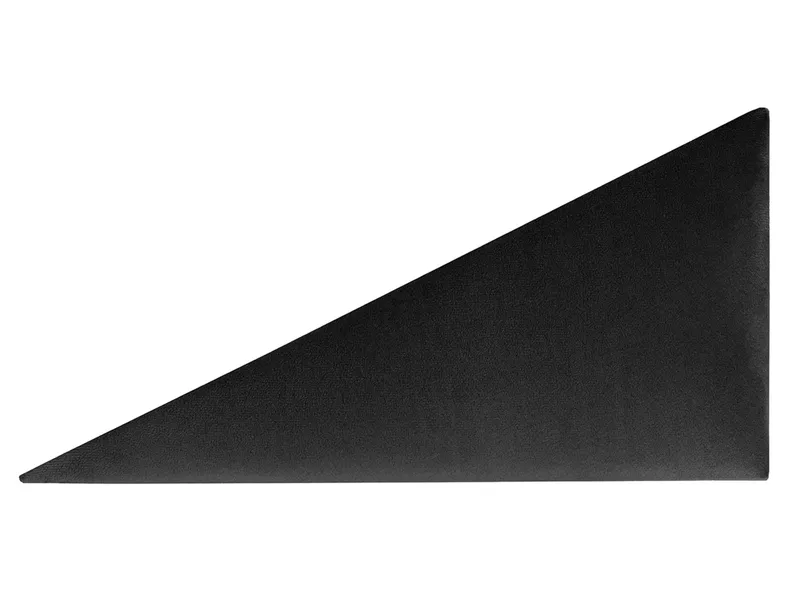 BRW Обитая треугольная панель P 30x15 см черная 081247 фото №1