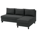 IKEA ÄLVDALEN ЕЛЬВДАЛЕН, 3-місний диван із кушеткою, КНІСА темно-сірий 205.306.64 фото thumb №1