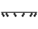 BRW Бамбуковий стельовий світильник 6-точковий точковий алюмінієвий чорний 093300 фото thumb №1