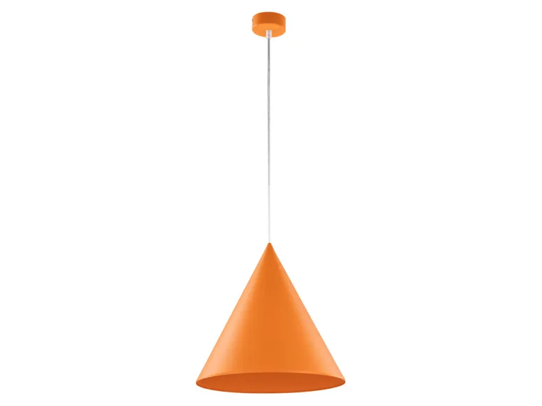 BRW Металевий підвісний світильник Cono Orange 32 см, помаранчевий 095095 фото №1