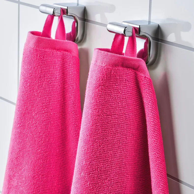 IKEA VÅGSJÖN ВОГШЕН, банний рушник, яскраво-рожевий, 70x140 см 505.710.83 фото №4