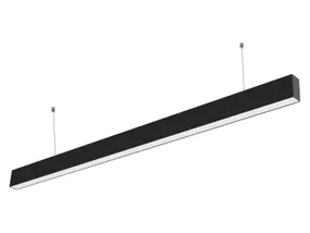 BRW Підвісний світлодіодний світильник VT-7-40 алюмінієвий чорний 092053 фото