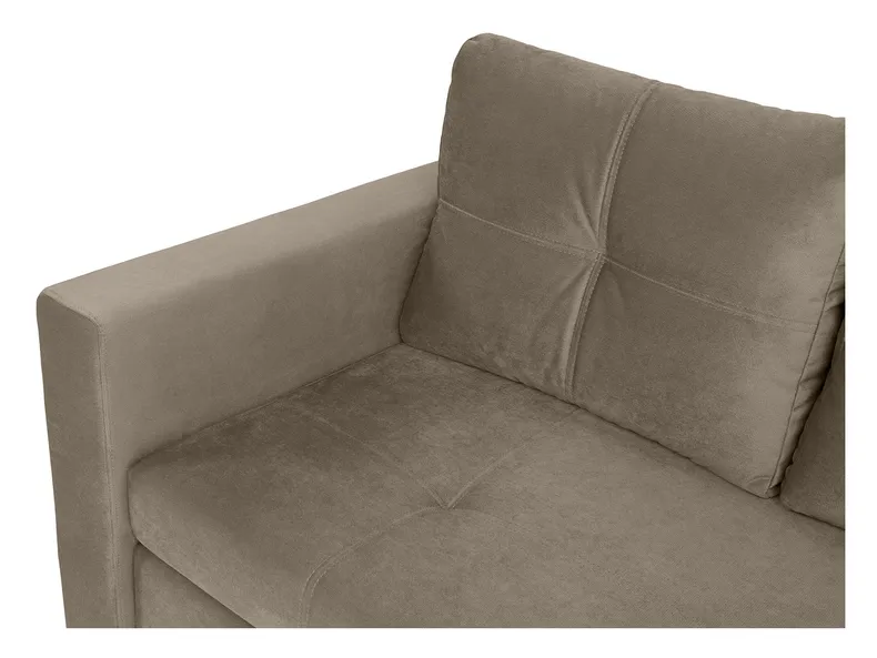 BRW Двухместный диван Bunio III раскладной диван с контейнером, коричневый SO2-BUNIO_III-2FBK-G2-PAROS_3 фото №7