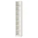 IKEA BILLY БІЛЛІ, книжкова шафа з верхньою полицею, білий, 40x40x237 см 093.966.57 фото thumb №1