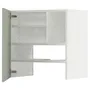 IKEA METOD МЕТОД, навесной шкаф д / вытяжки / полка / дверь, белый / светло-зеленый, 60x60 см 495.053.34 фото