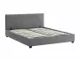 Ліжко двоспальне SIGNAL Columbia Velvet 160x200 см, сірий фото