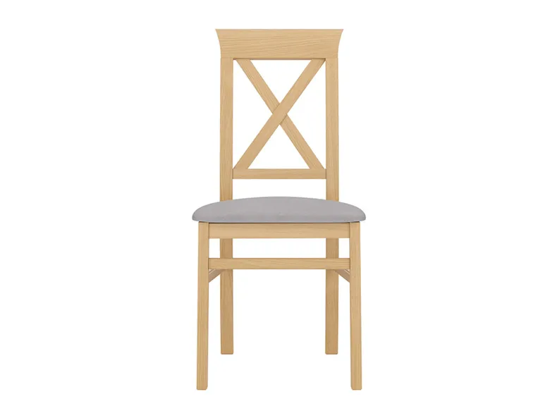BRW Велюрове крісло Alla 3 сірий / натуральний дуб, Inari 91 сірий / дуб натуральний TXK_ALLA_3-TX099-1-INARI_91_GREY фото №2