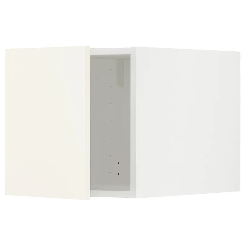 IKEA METOD МЕТОД, верхня шафа, білий / ВАЛЛЬСТЕНА білий, 40x40 см 395.072.96 фото №1
