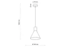 BRW Металлический подвесной светильник Jump 18 см черный 095138 фото thumb №6