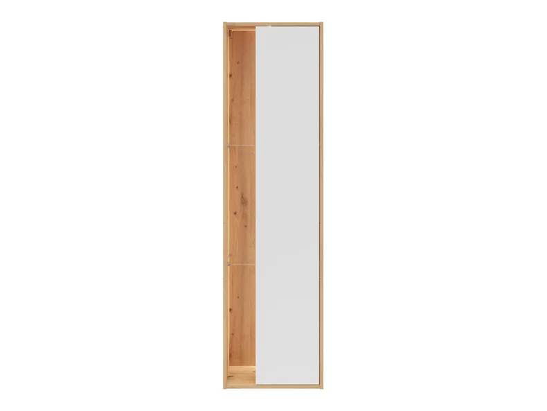 BRW Книжкова шафа Gap 52 см з дверцятами і полицями дуб ремісничий/білий, дуб ремісничий/білий SFW1D_A-DASN/BI фото №3