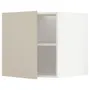 IKEA METOD МЕТОД, верхня шафа для холодильн / мороз кам, білий / хавсторпський бежевий, 60x60 см 294.543.78 фото