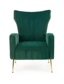 Кресло мягкое HALMAR VARIO темно-зеленое фото thumb №8