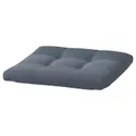 IKEA POÄNG ПОЭНГ, подушка-сиденье на табурет для ног, Окрашенный в синий цвет, 55x50 см 805.605.54 фото thumb №1