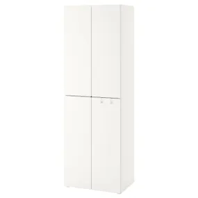 IKEA SMÅSTAD СМОСТАД, гардероб, белый с 2 вешалками для одежды, 60x42x181 см 493.908.75 фото