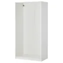 IKEA PAX ПАКС / BERGSBO БЕРГСБУ, гардероб із 2 дверцятами, білий / білий, 100x60x236 см 499.046.34 фото thumb №2