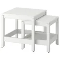 IKEA HAVSTA ХАВСТА, комплект столов, 2 шт, белый 604.042.01 фото thumb №6