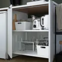 IKEA ENHET ЕНХЕТ, кухня, антрацит / білий, 243x63.5x222 см 393.378.12 фото thumb №12