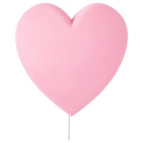 IKEA UPPLYST УППЛИСТ, бра, светодиодный, розовое сердце 404.403.42 фото