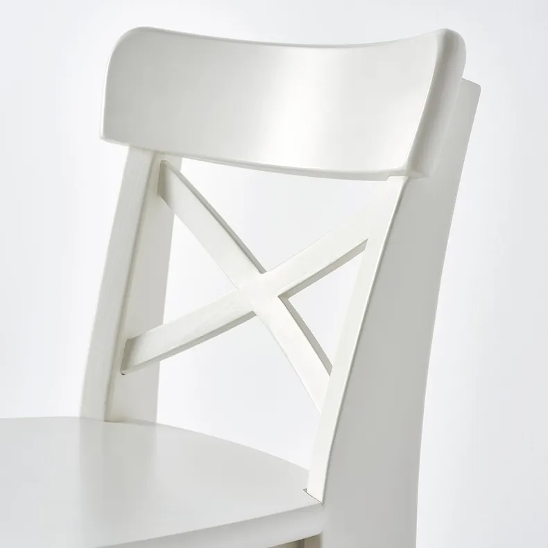 IKEA INGOLF ІНГОЛЬФ, стілець дитячий, білий 901.464.56 фото №3