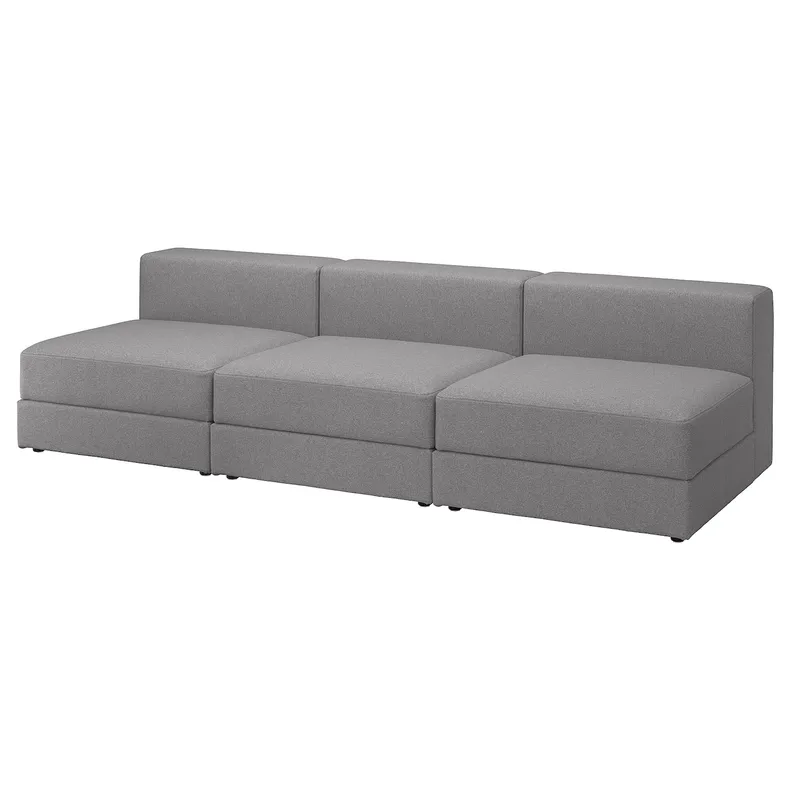 IKEA JÄTTEBO ЭТТЕБО, 4,5-местный модульный диван, Тонеруд серый 994.850.84 фото №1