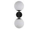 BRW Настенный светильник Dorado из металлического стекла белого и черного цвета 082407 фото thumb №1