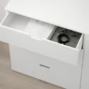 IKEA NORDLI НОРДЛІ, комод із 8 шухлядами, білий, 160x99 см 292.395.05 фото thumb №3