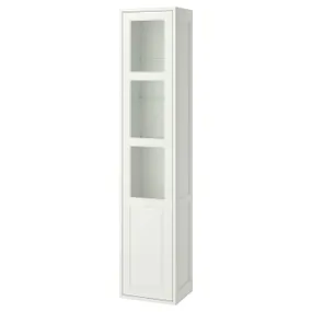 IKEA TÄNNFORSEN ТЕННФОРСЕН, висока шафа з дверцятами, білий, 40x35x195 см 905.351.11 фото
