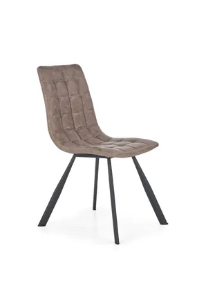 Кухонный стул HALMAR K280 коричневый/черный (2p=4шт) фото