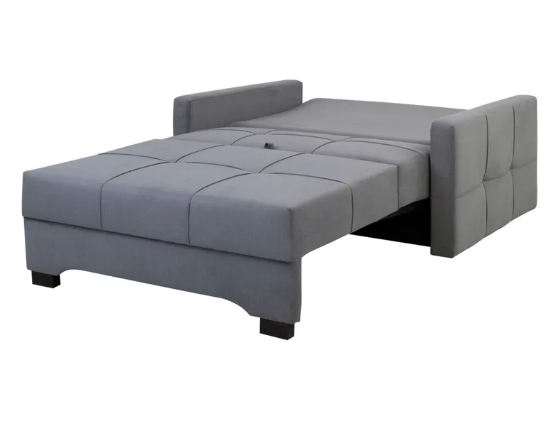 BRW Двухместный диван-кровать BRW BADO с ящиком для хранения, велюровый серый SO-BADO-2FBK-G2_BBA408 фото №6