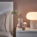 IKEA BONDTOLVAN БОНДТОЛЬВАН, будильник, аналоговий/блідо-рожевий, 8x9 см 305.110.14 фото thumb №2