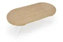 Розкладний стіл HALMAR PERONI 100-250x100 см золотий дуб - білий фото thumb №17