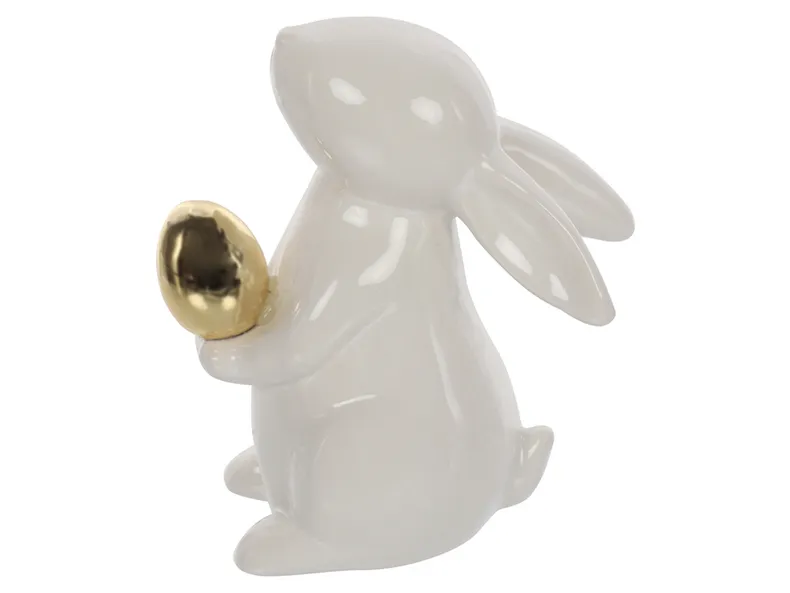 BRW Декоративна фігурка BRW Кролик, кераміка (12,5 см) 084826 фото №3