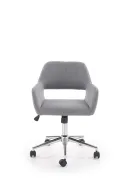 Крісло комп'ютерне офісне обертове HALMAR MOREL, сірий, тканина фото thumb №5