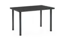 Кухонний стіл HALMAR MODEX 2 120x68 см колір стільниці - антрацит, ніжки - чорні фото thumb №1