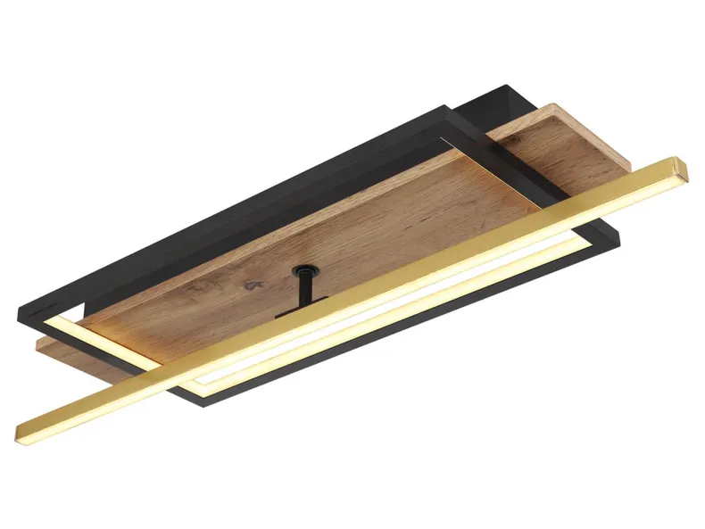 BRW Beatrix LED 2-позиционный металлический потолочный светильник черный 091500 фото №7