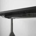 IKEA IDÅSEN ІДОСЕН, письмовий стіл, чорний / темно-сірий, 160x80 см 592.810.36 фото thumb №5