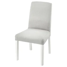 IKEA BERGMUND БЕРГМУНД, стул, белый / светло-серый 093.877.33 фото