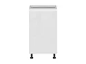 BRW Базовый шкаф для кухни Sole 45 см левый белый глянец, альпийский белый/глянцевый белый FH_D_45/82_L-BAL/BIP фото thumb №1