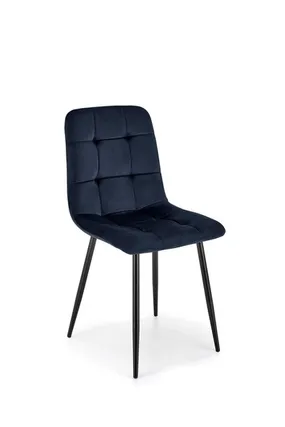 Кухонний стілець HALMAR K526 темно-синій фото