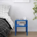 IKEA KNARREVIK КНАРРЕВІК, приліжковий столик, яскраво-синій, 37x28 см 505.641.34 фото thumb №3