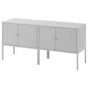 IKEA LIXHULT ЛІКСХУЛЬТ, комбінація шаф, сірий, 120x35x57 см 192.791.77 фото thumb №1