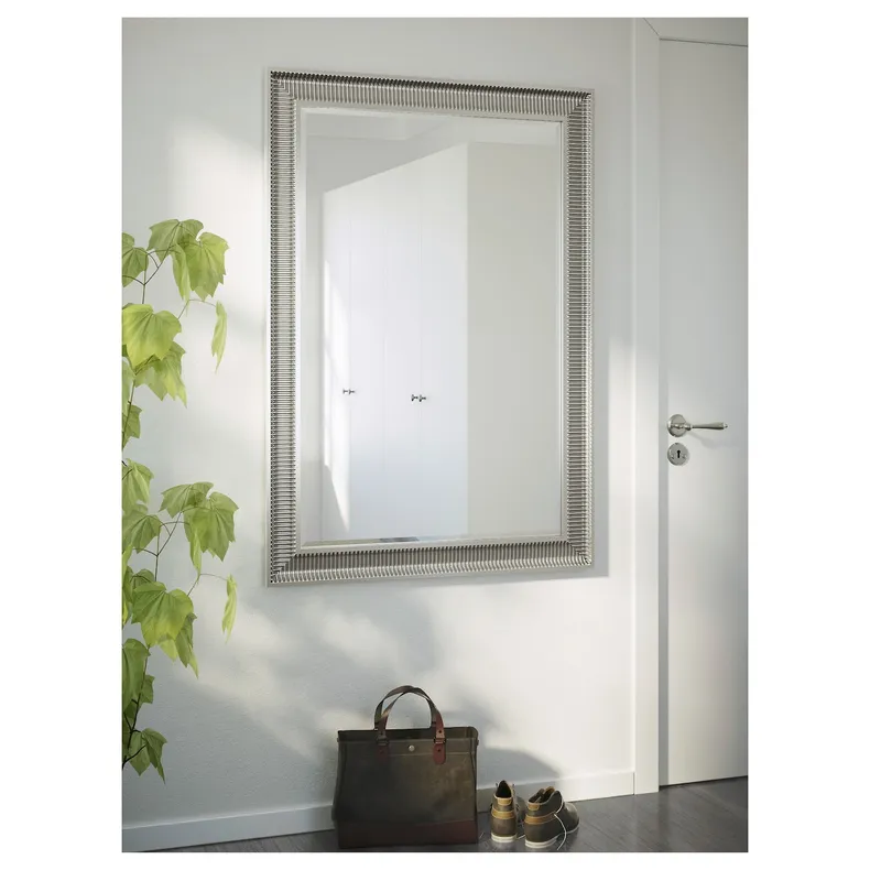 IKEA SONGE СОНГЕ, дзеркало, сріблястий, 91x130 см 103.369.50 фото №3