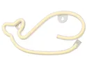 BRW Дитячий неоновий настінний світильник LED кит білий 093782 фото thumb №1