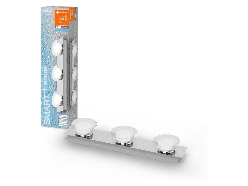 BRW Розумний Wifi настінний світильник для ванної кімнати Orbis LED сталь срібло 085964 фото №3